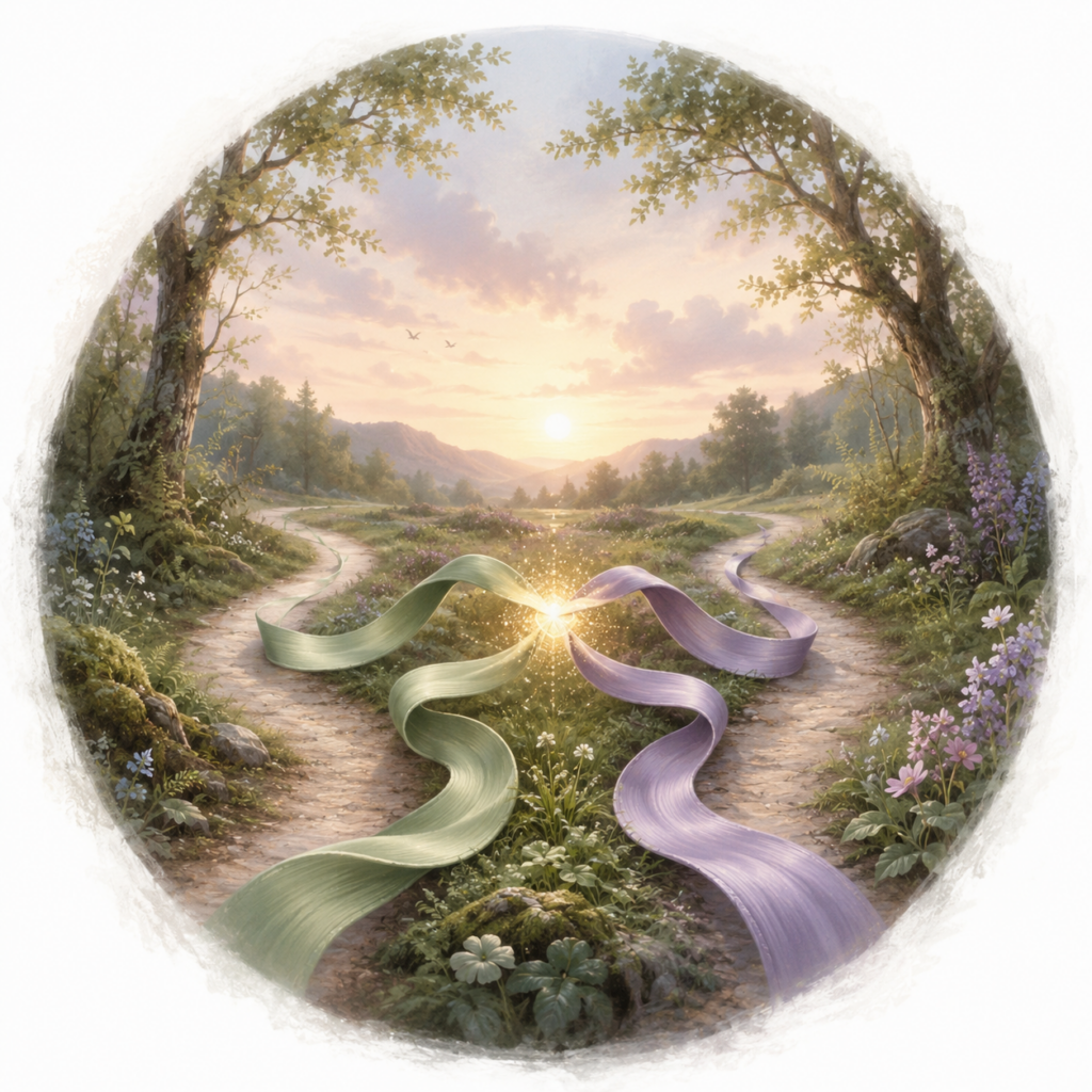 Thumbnail image of river dividing